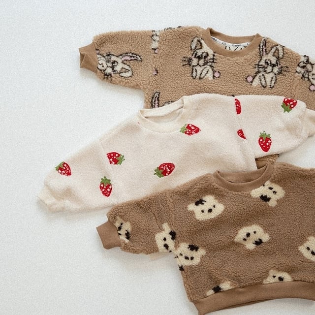 【BABY&KID】 可愛いもこもこ アニマルセーター