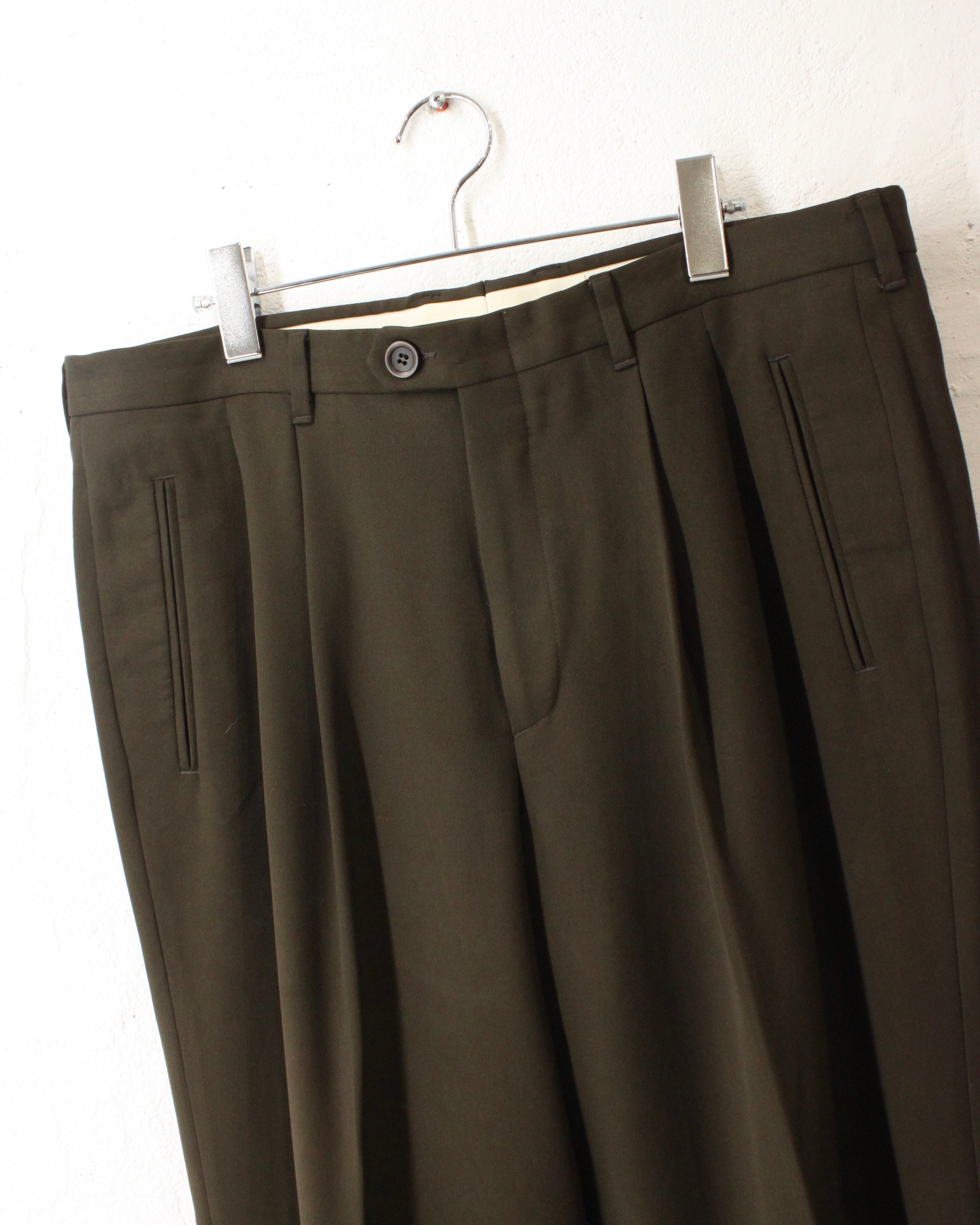 00s Claiborne 2tac Poly Wide Slacks