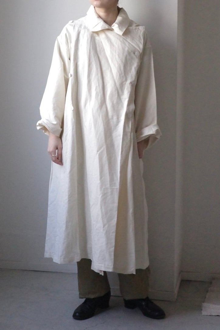 VINTAGE ヴィンテージ / 1960's French Army Hospital Double Breasted