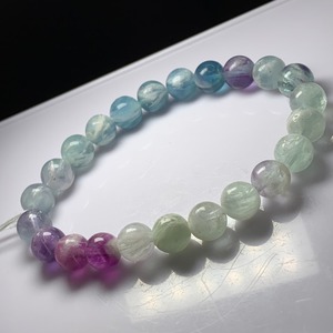 7.グラデーションタイプ♪エンジェルフェザーフローライトブレスレット