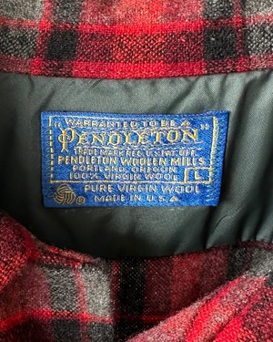 -Pendleton- Vintage 70s L Board Shirt made in USA