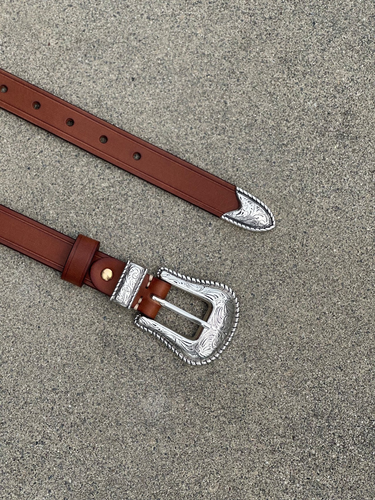 Western Noble Buckle Belt