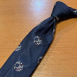 Atto Vannucci "SETTEPIEGHE" SILK 小紋柄 JACQUARD TIE
