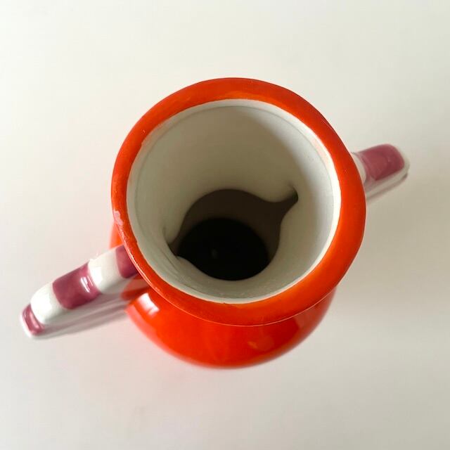 Pop Ceramic Stripe-Winged Vase オランダ 陶器 花瓶 フラワーベース
