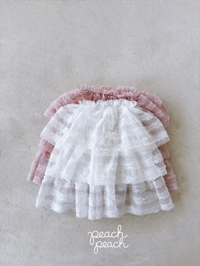 peach peach［取寄］antique lace skirt 26autumn