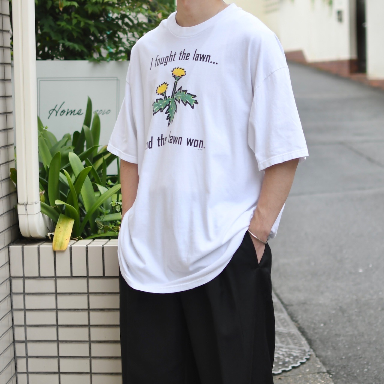 dandelion humor print tee