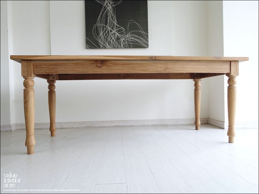 「 T 様 サイズオーダーテーブル 」 オールドチーク総無垢 ダイニングテーブルN 食卓テーブル デスク 机 古材家具 手作り 銘木家具 三大銘木