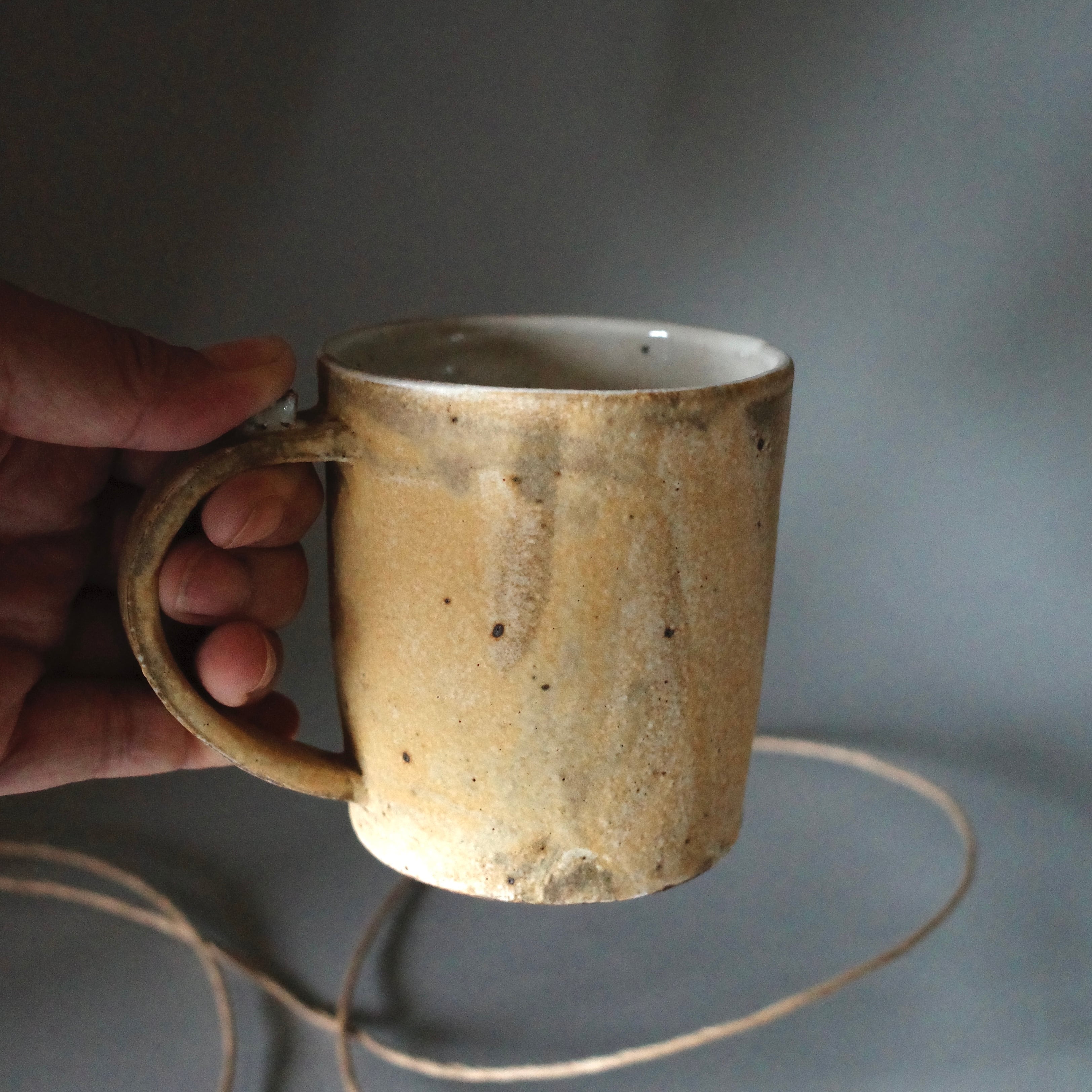 57.マグカップ 草 トゲトゲ | ceramic artist Tamako Ito 伊藤珠子の店