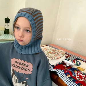 «sold out»«poisson» ボーダーバラクラバ 4colors