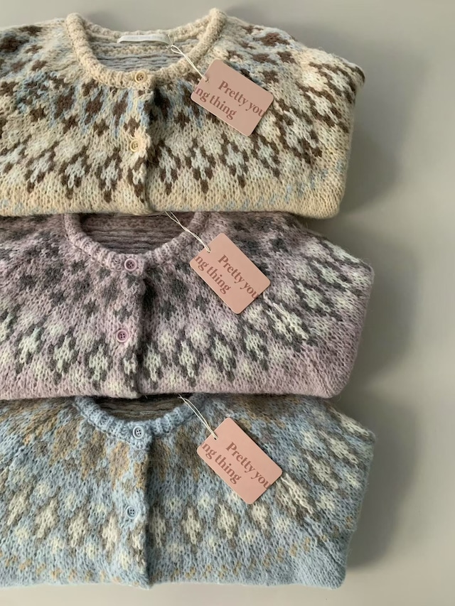 (予約) pretty young thing / Twinkle cardigan 4color