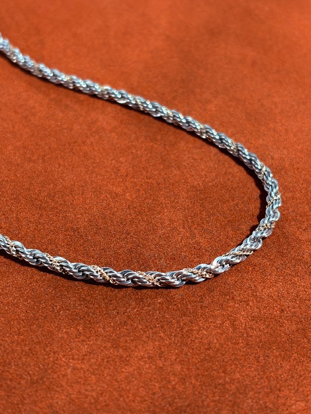 14k Accent Twist Rope Necklace -Tiffany&Co-