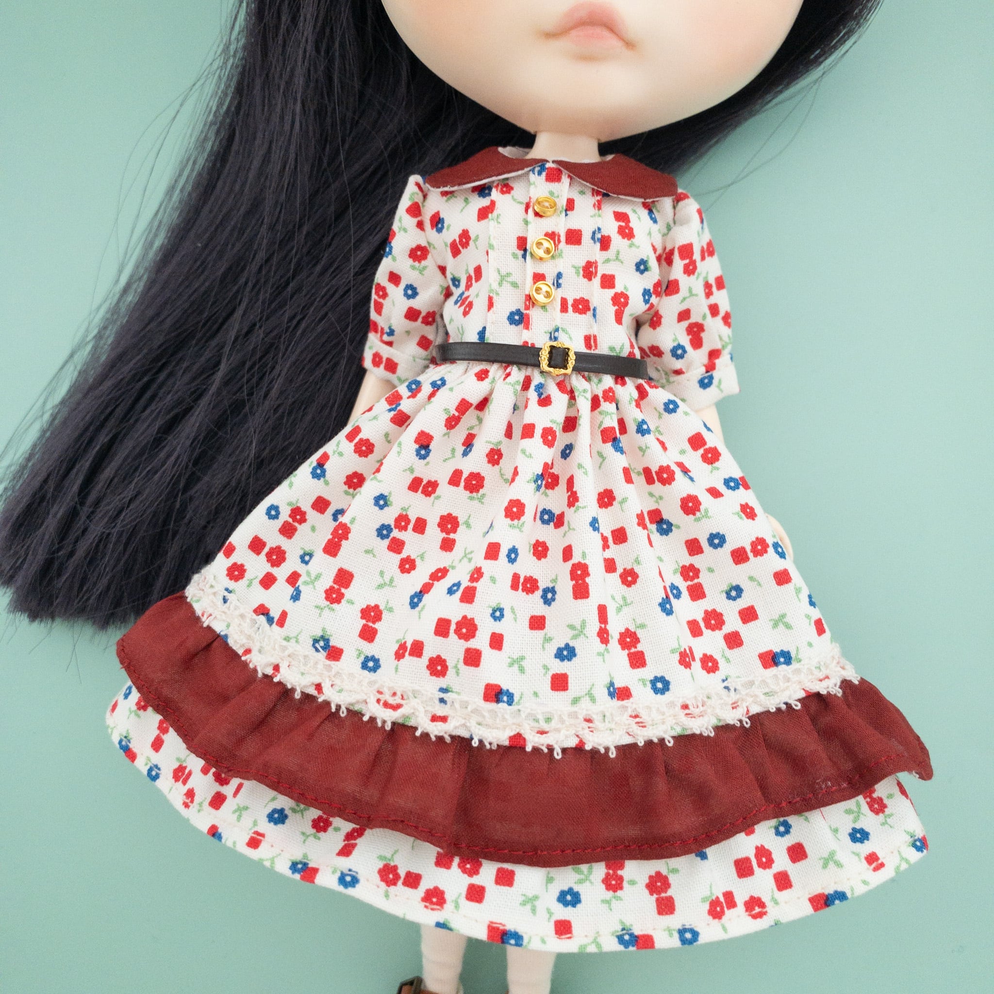 リボン襟袖生地確認ページリカちゃんブライス