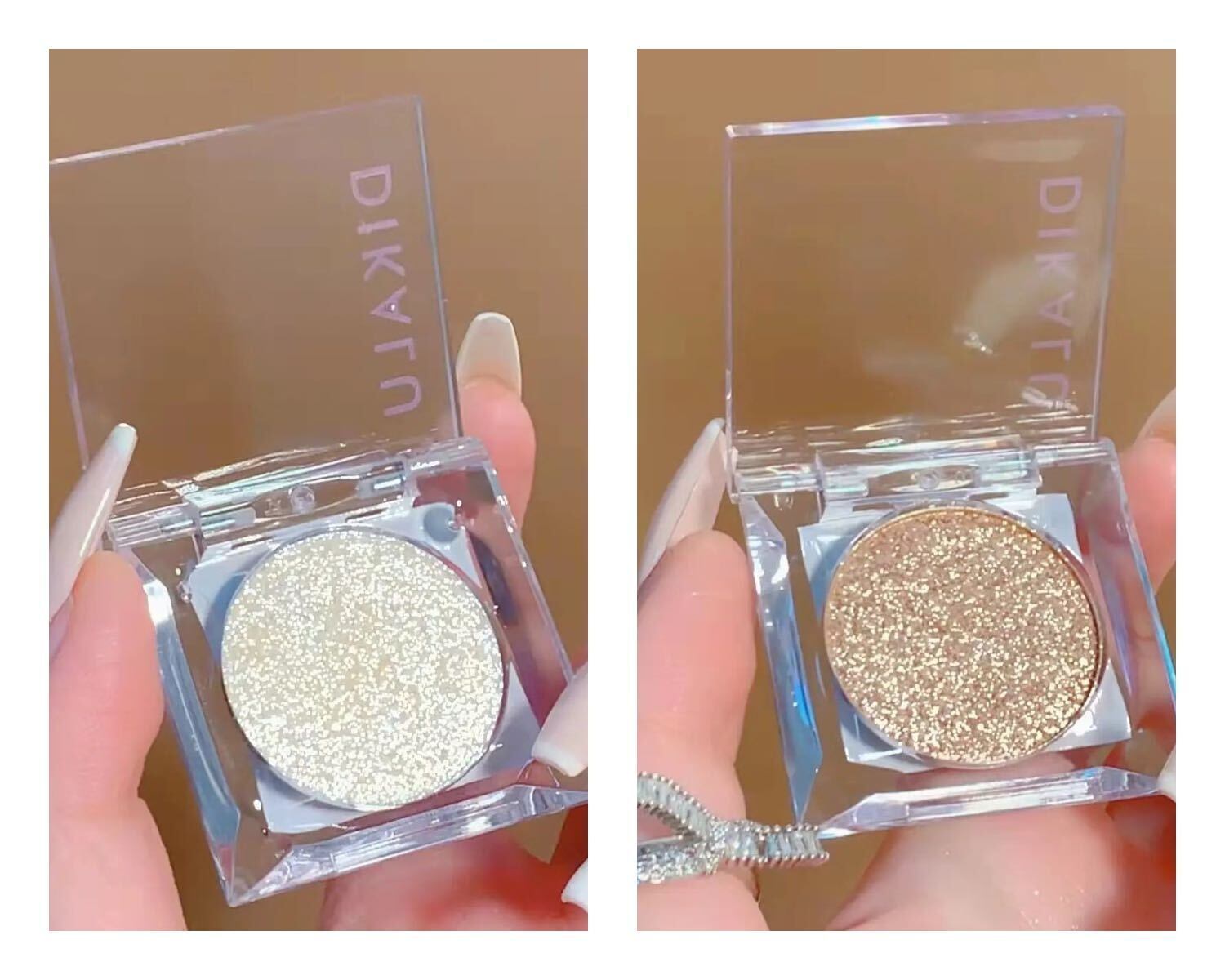 【22】単色ラメアイシャドウ / コスメ / #1 or #2