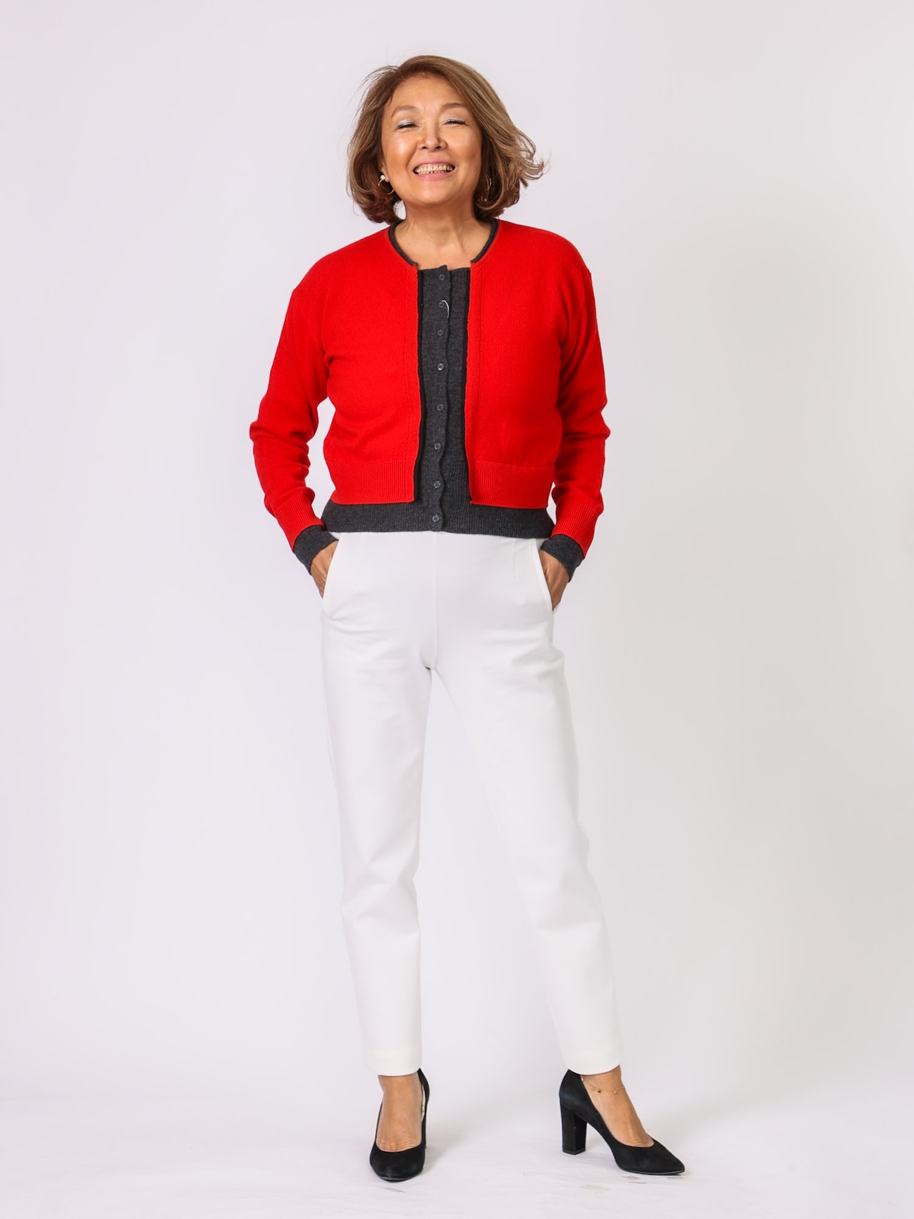 Mylanka(デザインニットカーディガン)