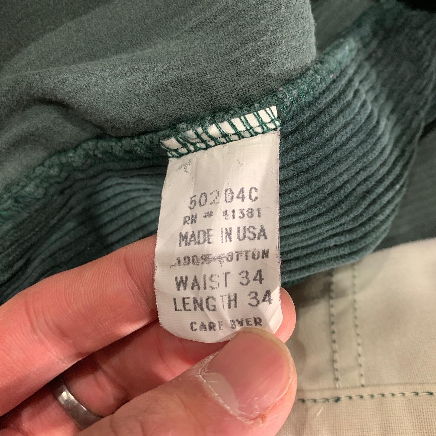 90s Polo Ralph Lauren コーデュロイパンツ 黒 90's Ralph Lauren 太畝コーデュロイパンツ “POLO CORDS / MADE