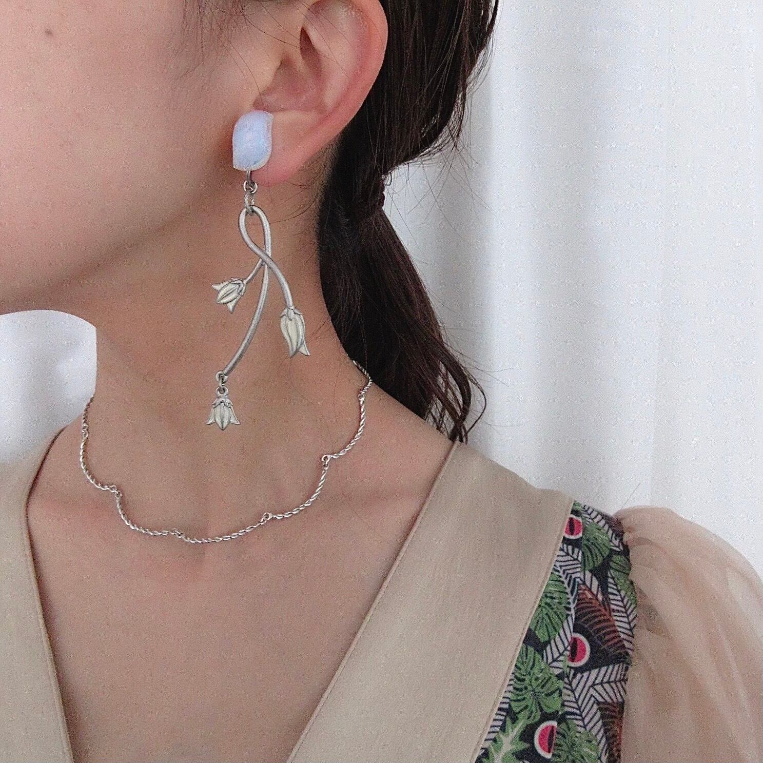 【Snowflake】スノーフレーク  イヤリング(S1709)