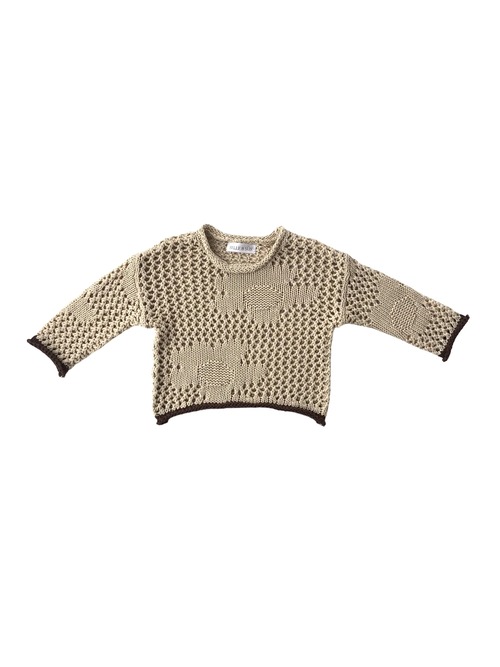 【belle&sun】Crochet Pullover - OAT