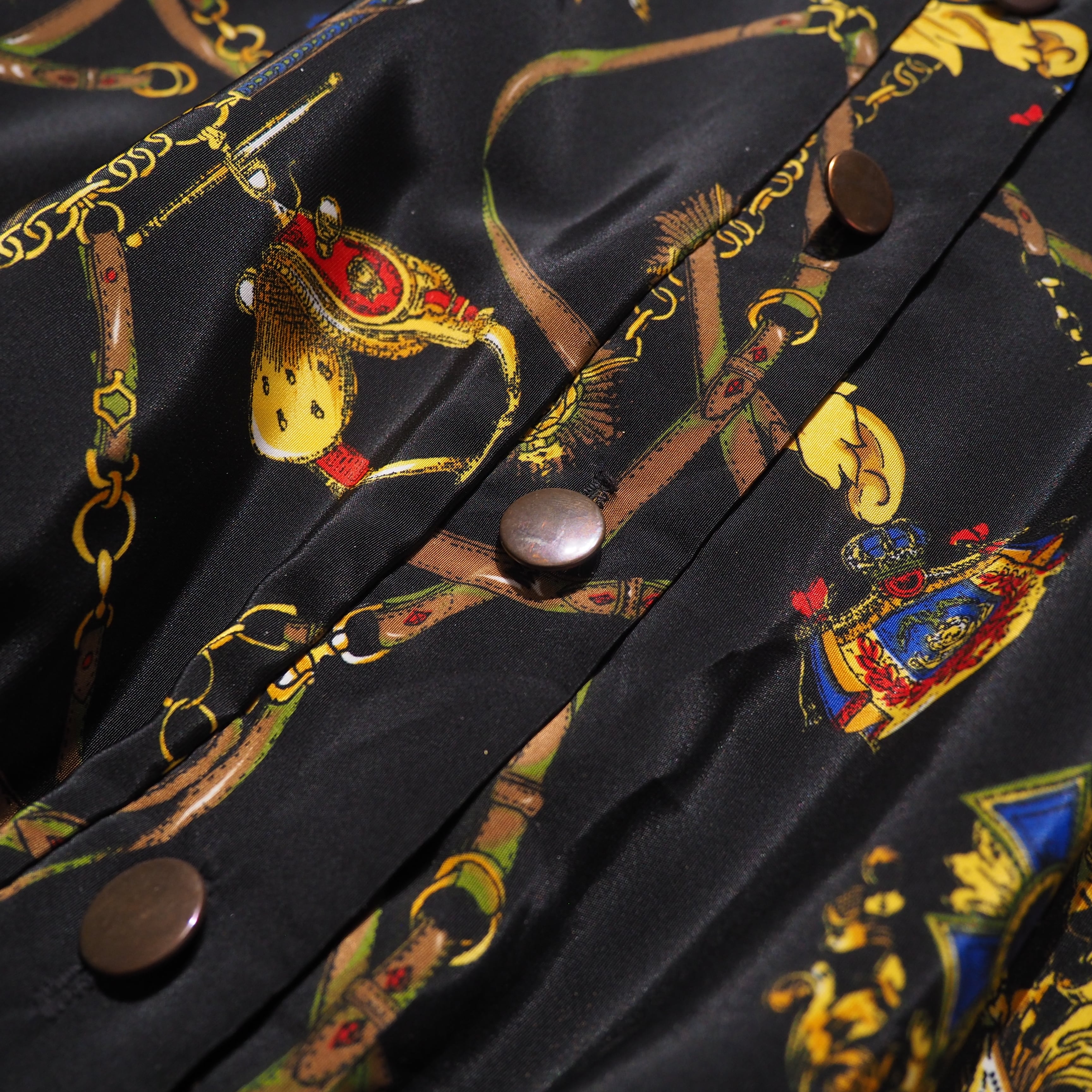 1990s Beautiful Luxury Art pattern vintage Onepiece Dress