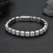 【grt33】Luxury SquareCut Bracelet (7mm)