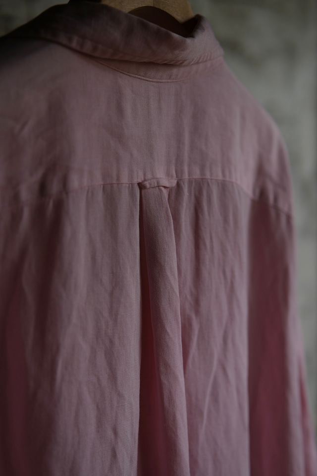 OK/90's "Polo by Ralph Lauren" linen silk open collar shirt/pink