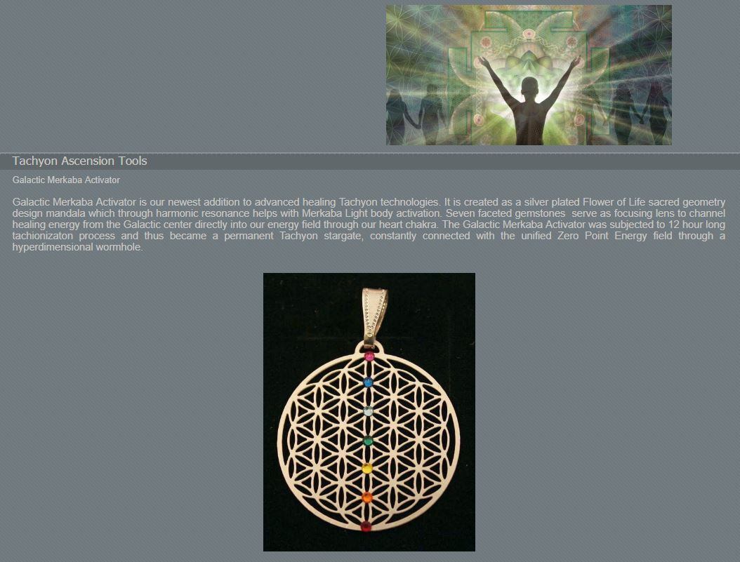 タキオン 24金フラワーオブライフ ✿ 純金コーティング W（ダブル  