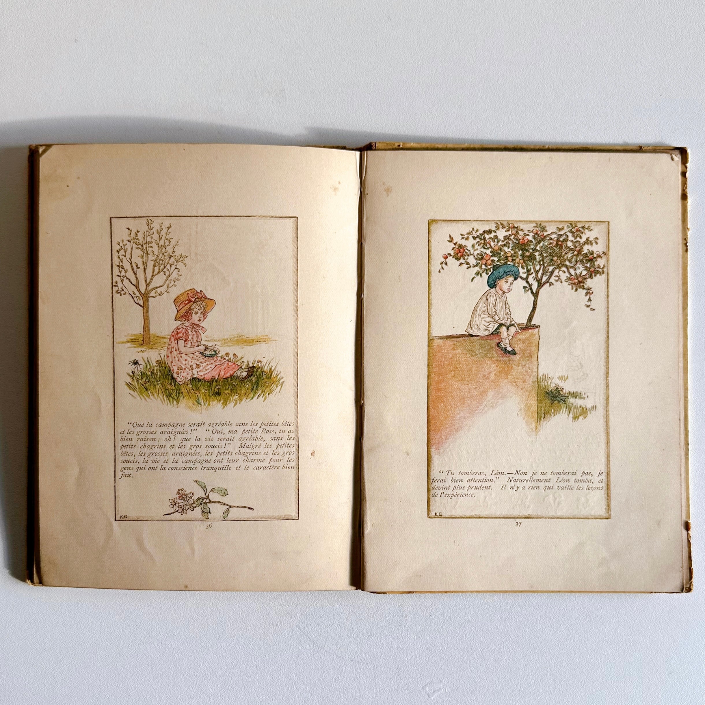 Kate Greenaway ケイト・グリーナウェイ 絵本 19世紀（フランス） | ぽ