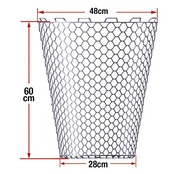 プロックス(PROX) 交換用ラバーランディングネット 19型ネットクリア/深さ60cm PX89419C60