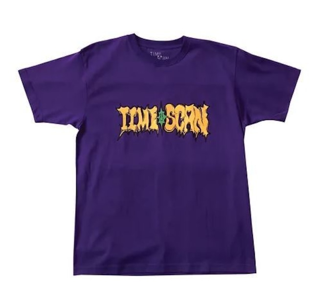 TIME SCAN / FLASH T SHIRT / PURPLE