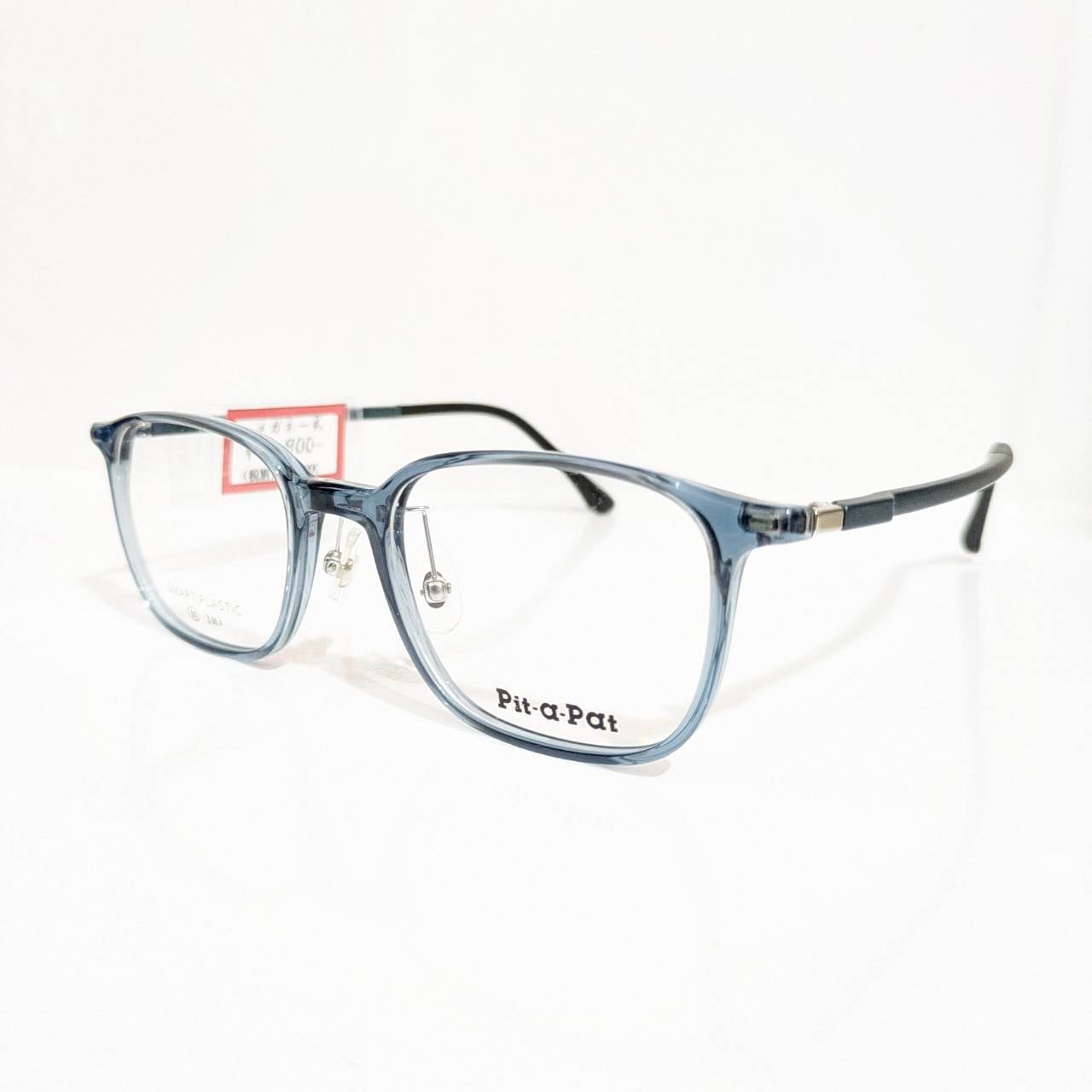 【Pit-a-Pat】ウエリントンセルフレーム クリアブルー