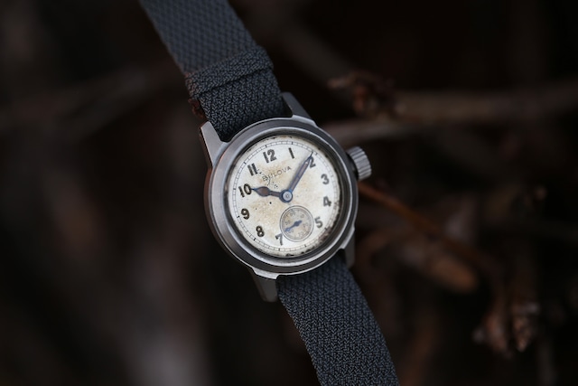 【BULOVA】ブローバ 1950’s　TYPE U.S. 1917-H  ブルースチール ミリタリーウォッチ スモールセコンド OH / Vintagewatch  / US-Military