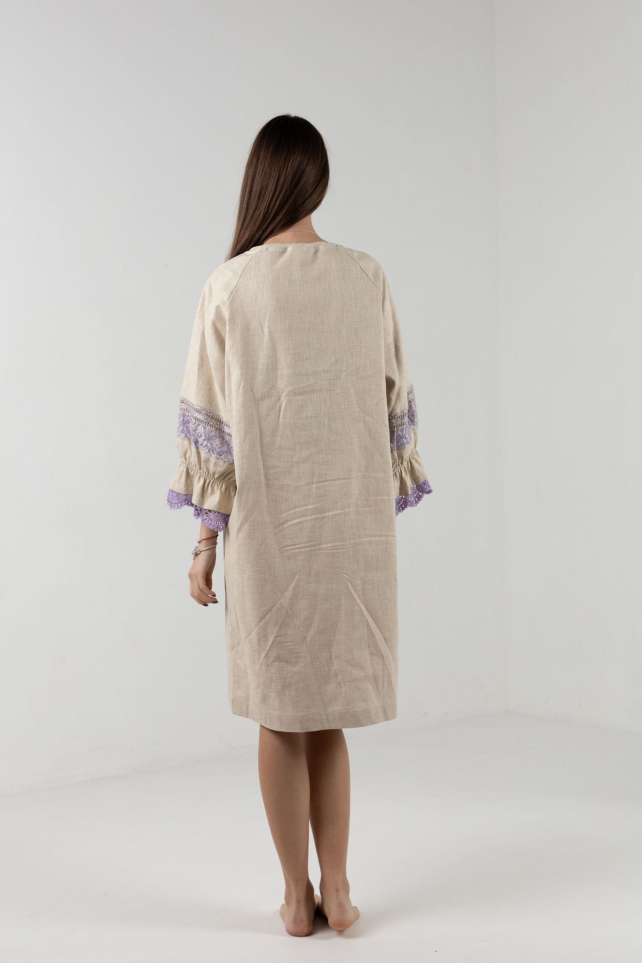 ウクライナ刺繍ヴィシヴァンカ　シルク糸　手刺繍　レディース・フリーサイズ - 6