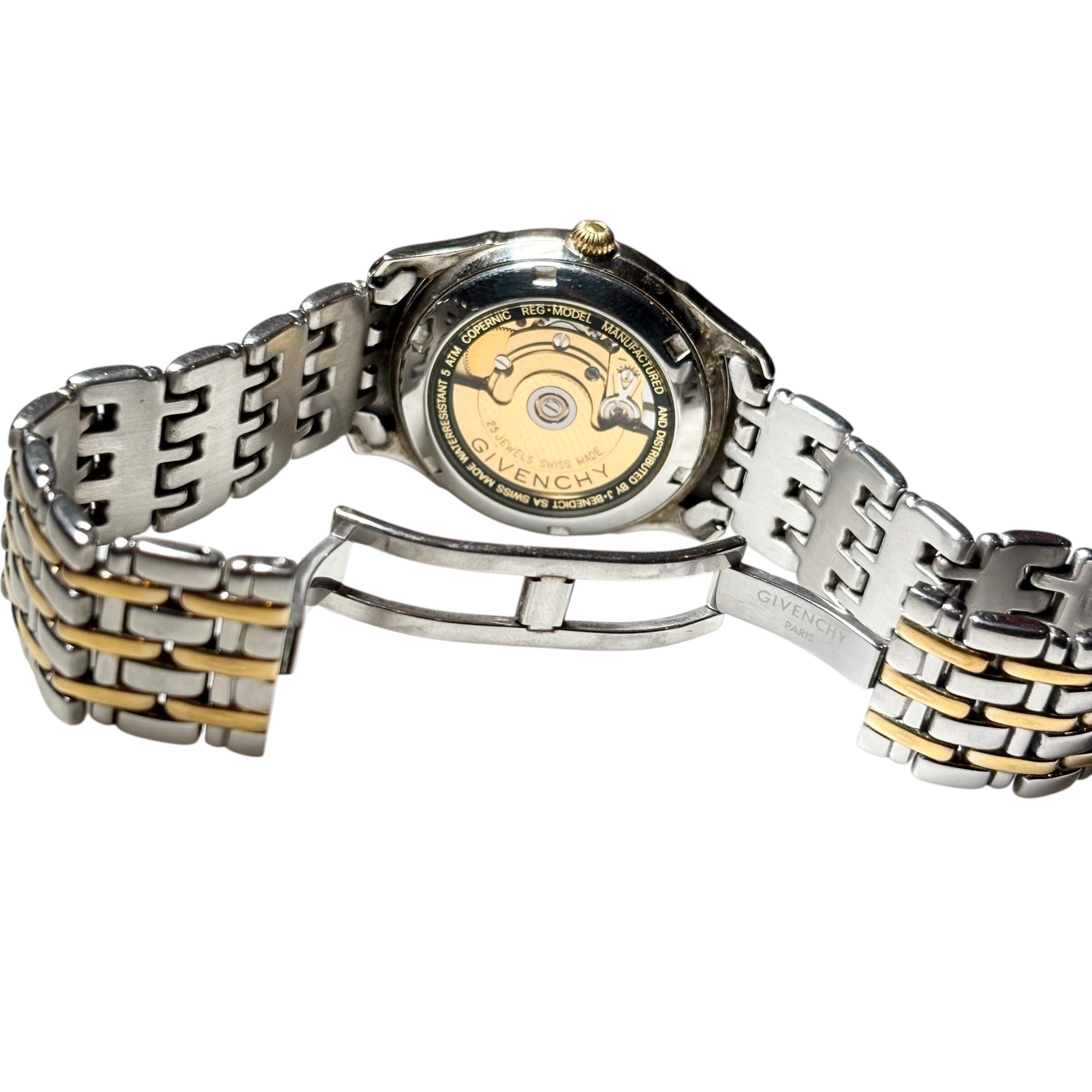 GIVENCHY open dial automatic watch | NOIR ONLINE