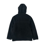 FREE COUNTRY USA製 フリース ジップアップ パーカー M/ダークグレー 系