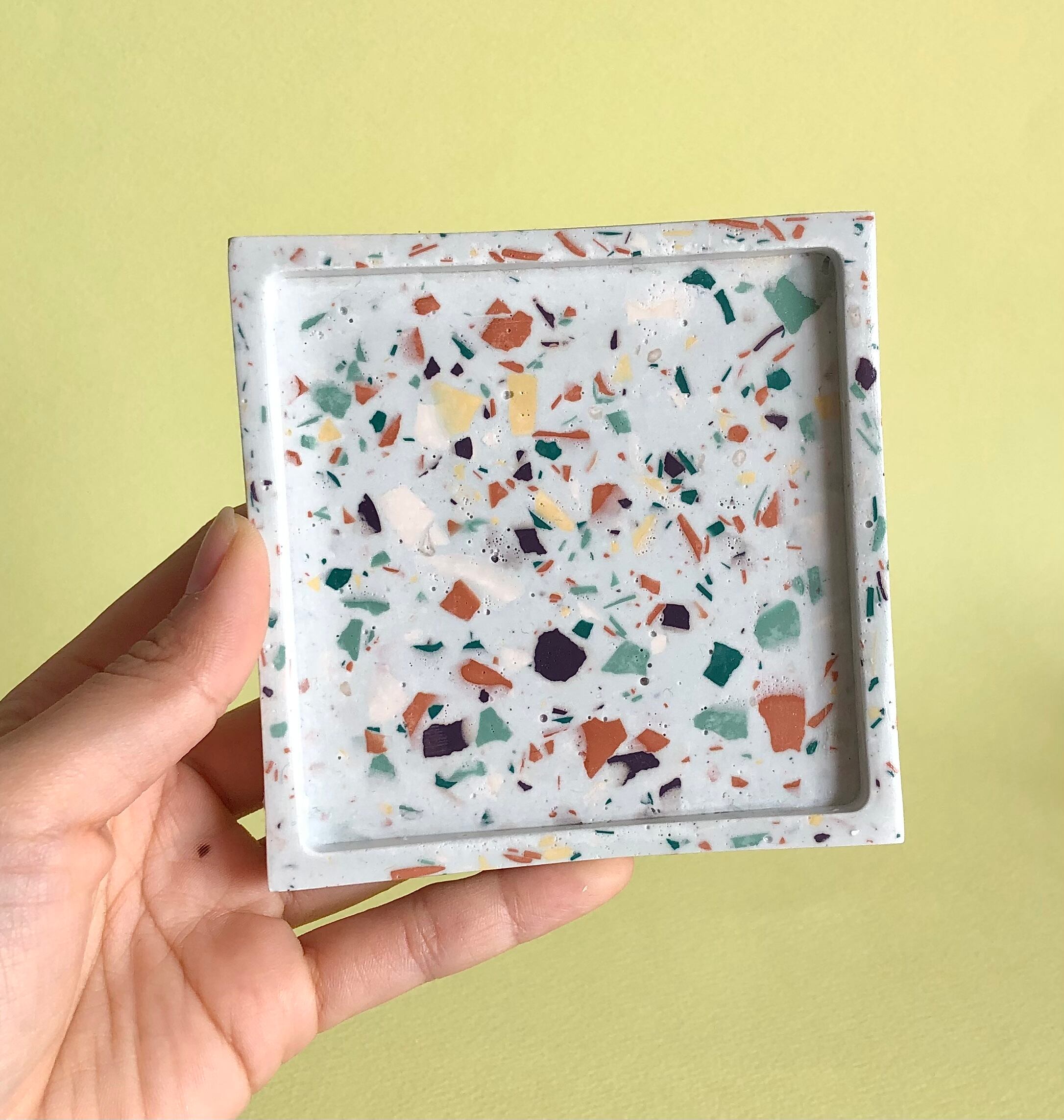 【sample sale】terrazzo テラゾー コースター マルチトレイ アクセサリートレイ 韓国インテリア