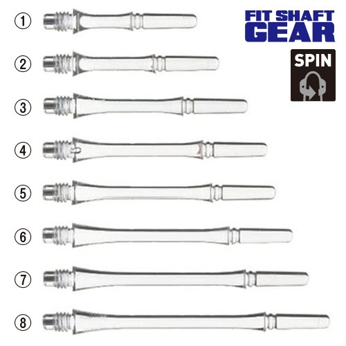 FIT GEAR Slim [SPIN] Clear