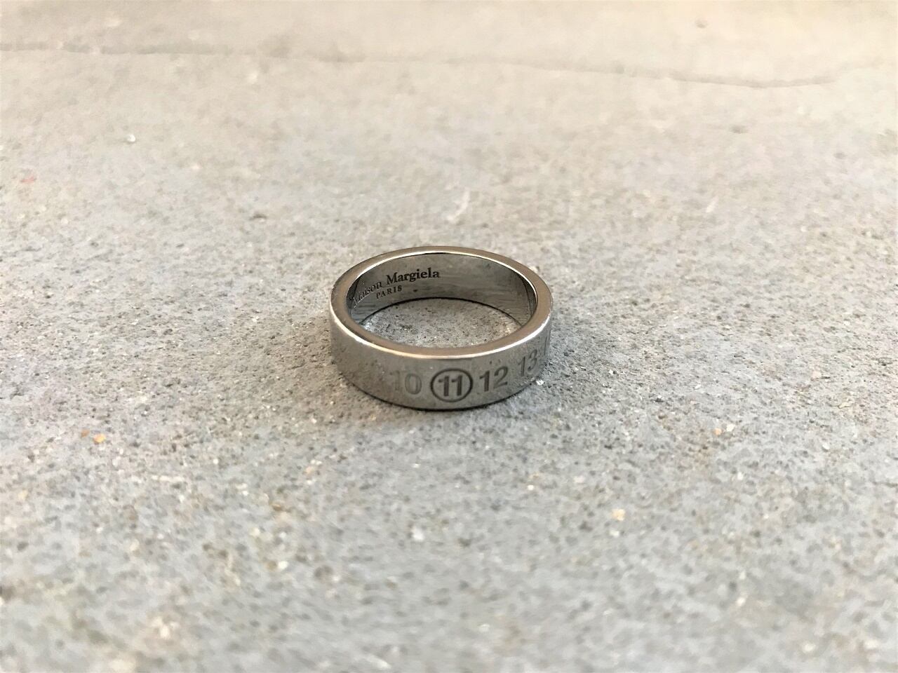 Maison Margiela numbering ring silver 925 MADE IN ITALY