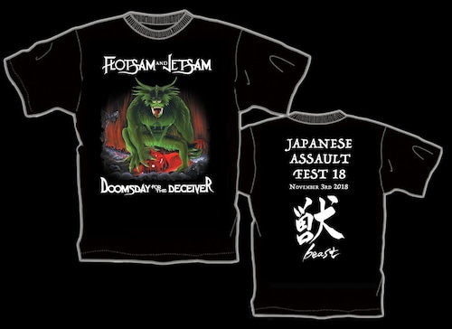 FLOTSAM AND JETSAM 来日記念限定Tシャツ