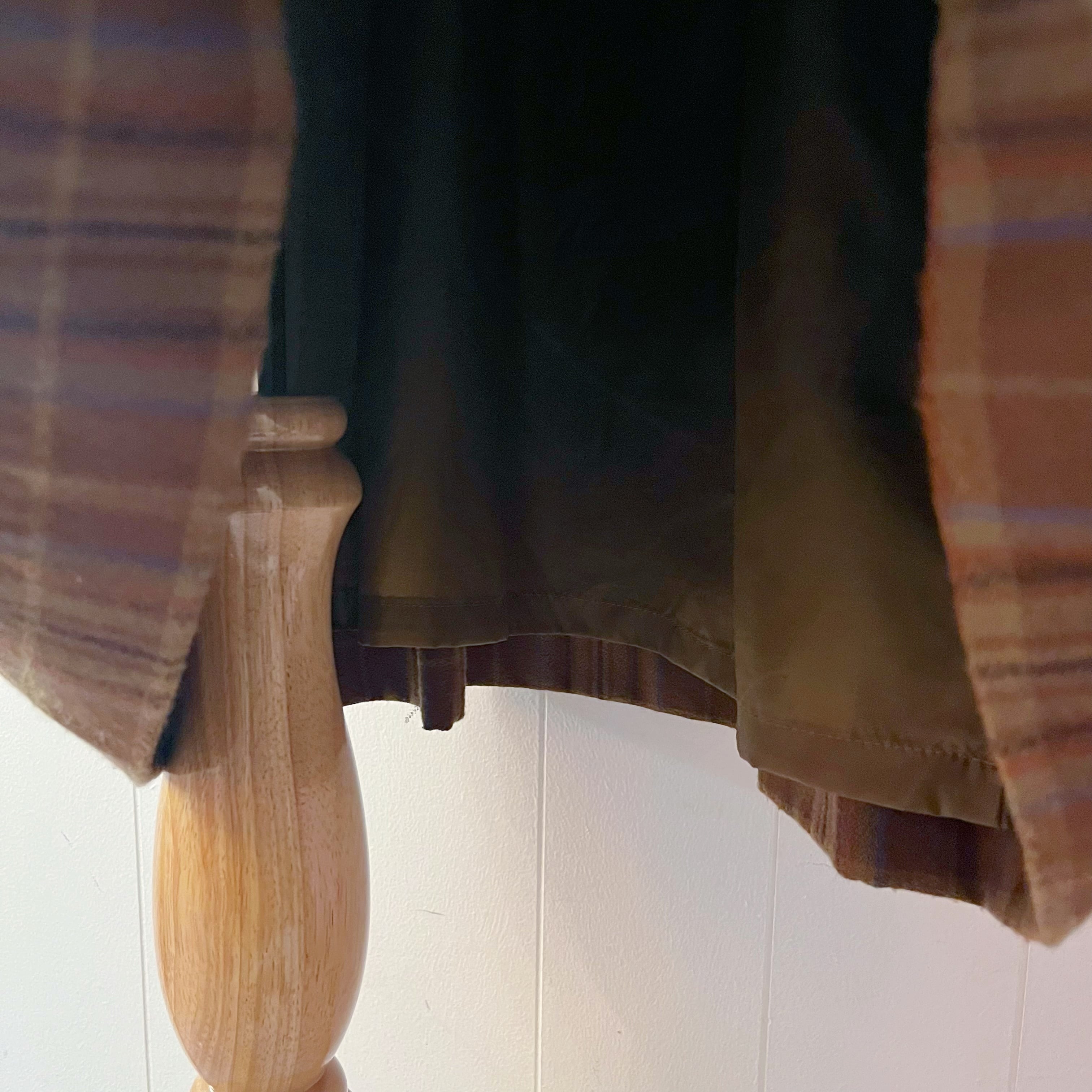 brown check jumper skirt