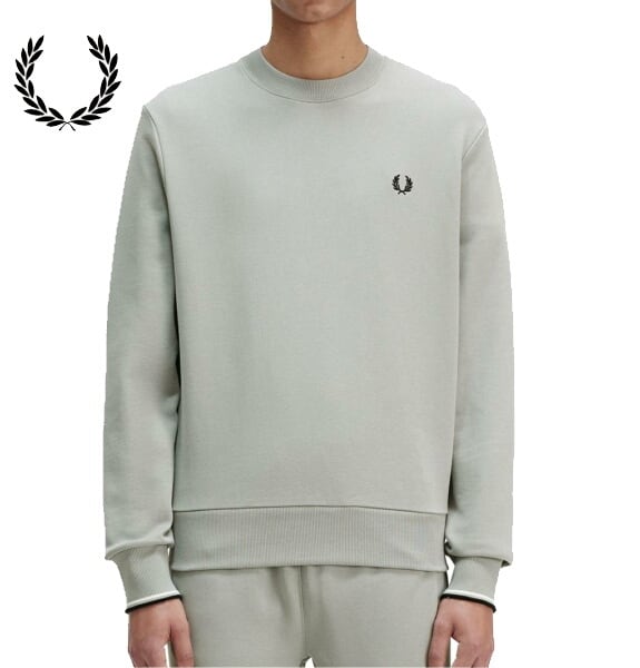 新品 FRED PERRY フレッドペリー メンズ スウェット ネイビーＬサイズ