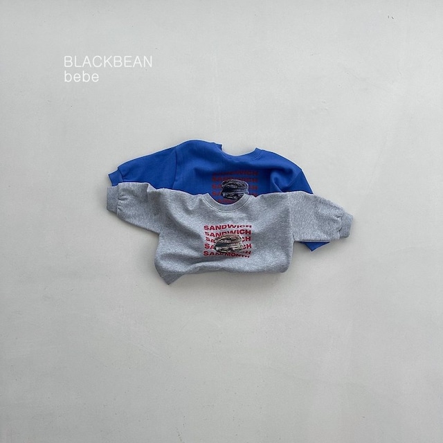 【取寄】blackbean|sandwich bebe sweatshirt|サンドイッチベベスウェット|S-M|baby|26 autumn