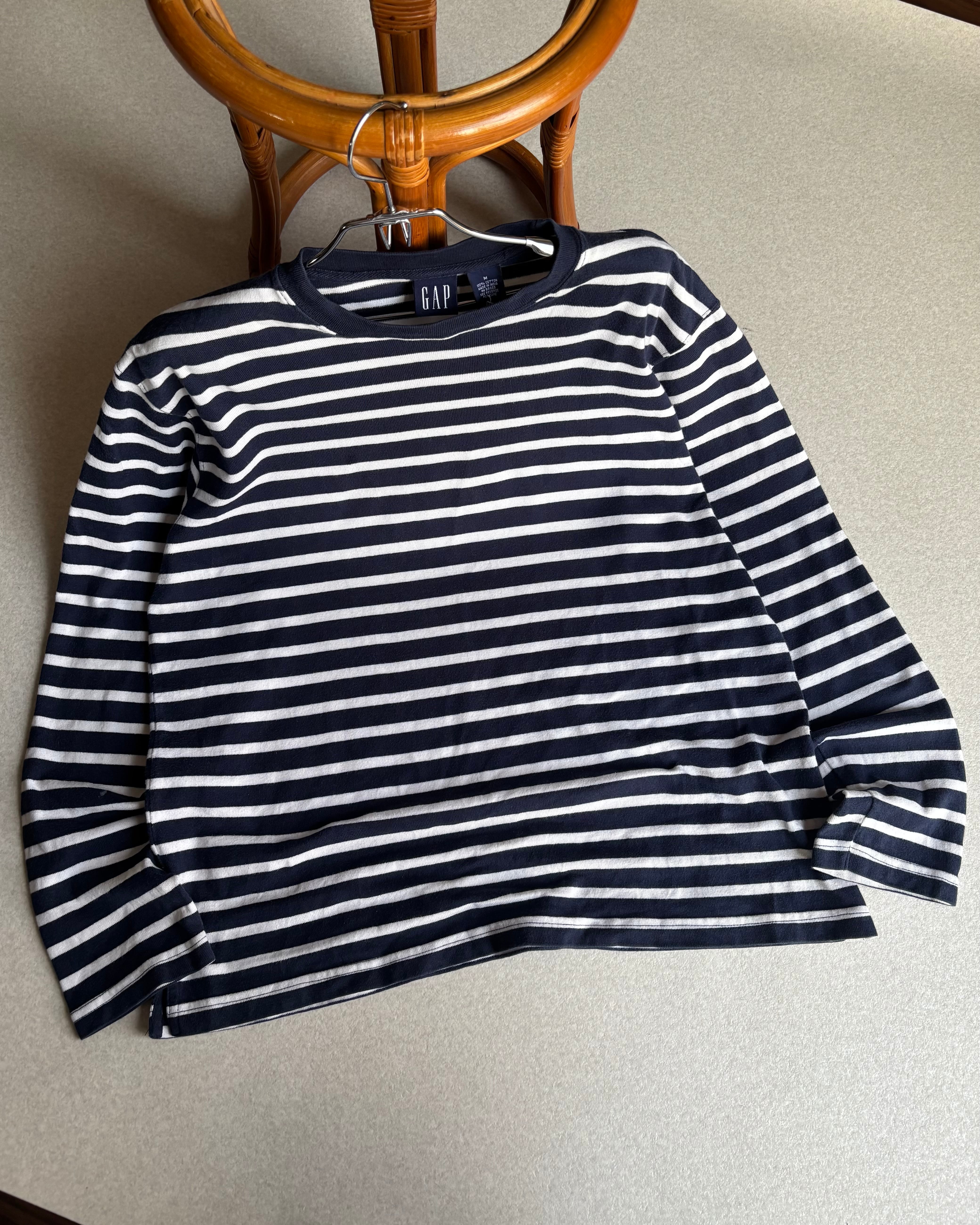 A*A様 オールドGAP ロンT インディゴ usa製 90s USA製 oldgap long-sleeve t shirt / アメリカ製 無地ロンT | farm