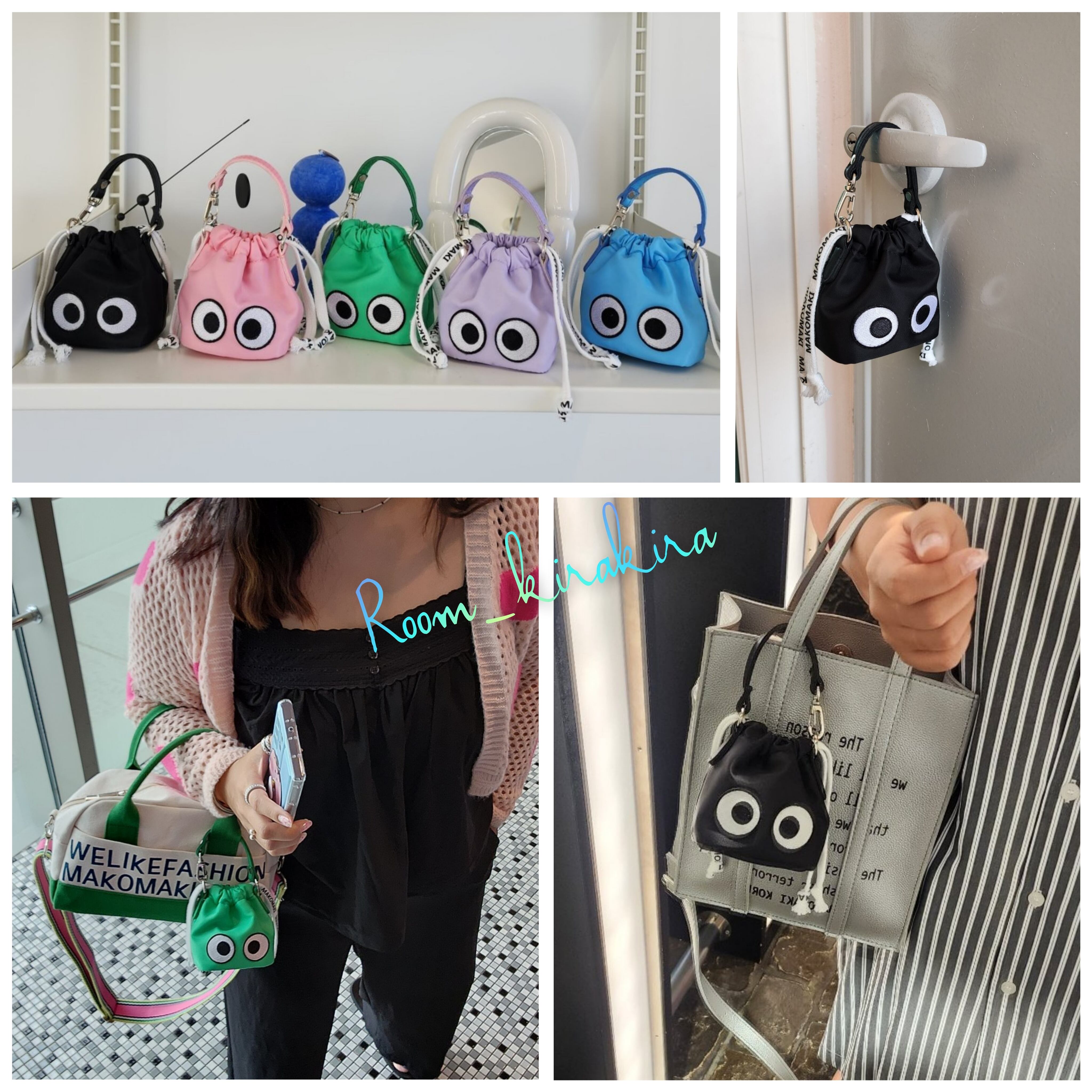 アイズミニ巾着チャームポーチ | Roomkirakira 