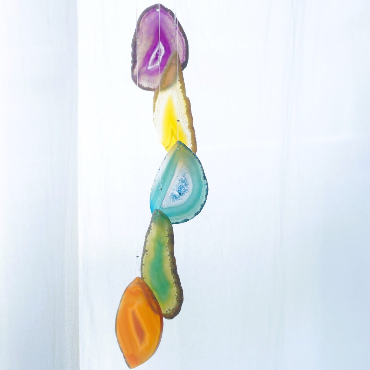 Flower Bouquet 03 - アゲートヒーリングチャイム / Agate Sun Catcher Wind Chime 071