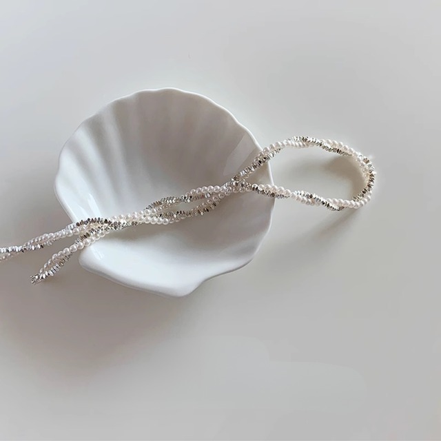 Twinkle Pearl Choker　a0032
