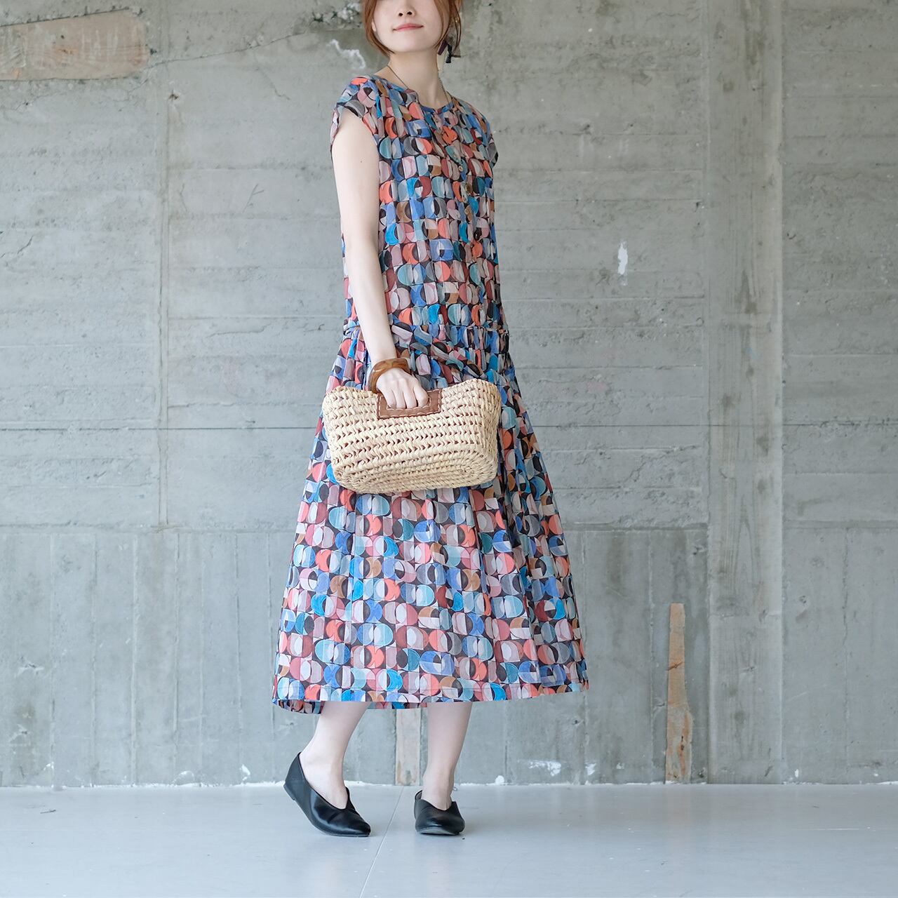 瑞々しい色合い♡エアリーな晴れやかブルーワンピース(22s-17)