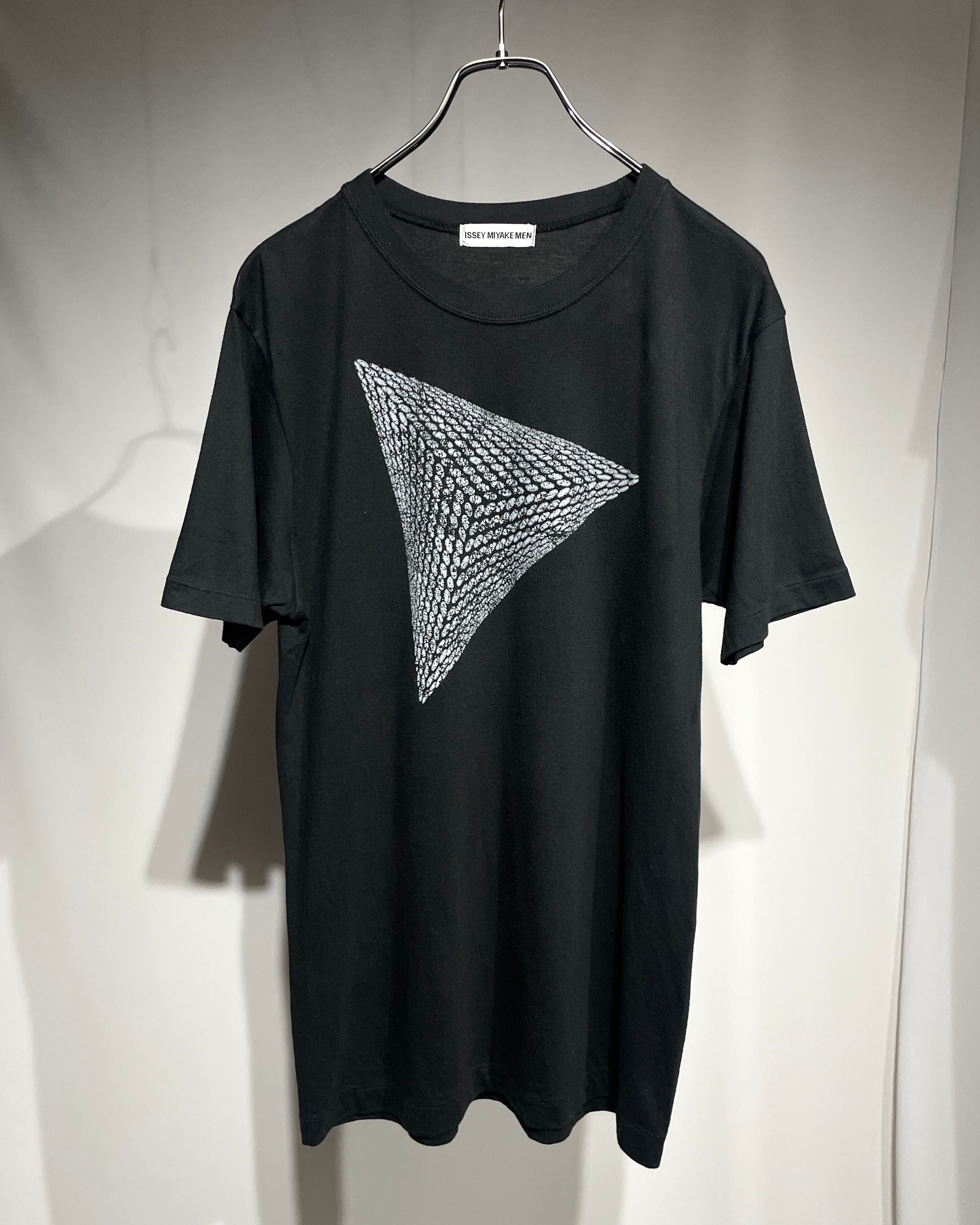 S/S1997 ISSEY MIYAKE MEN - Cellular Triangle Print T-Shirt