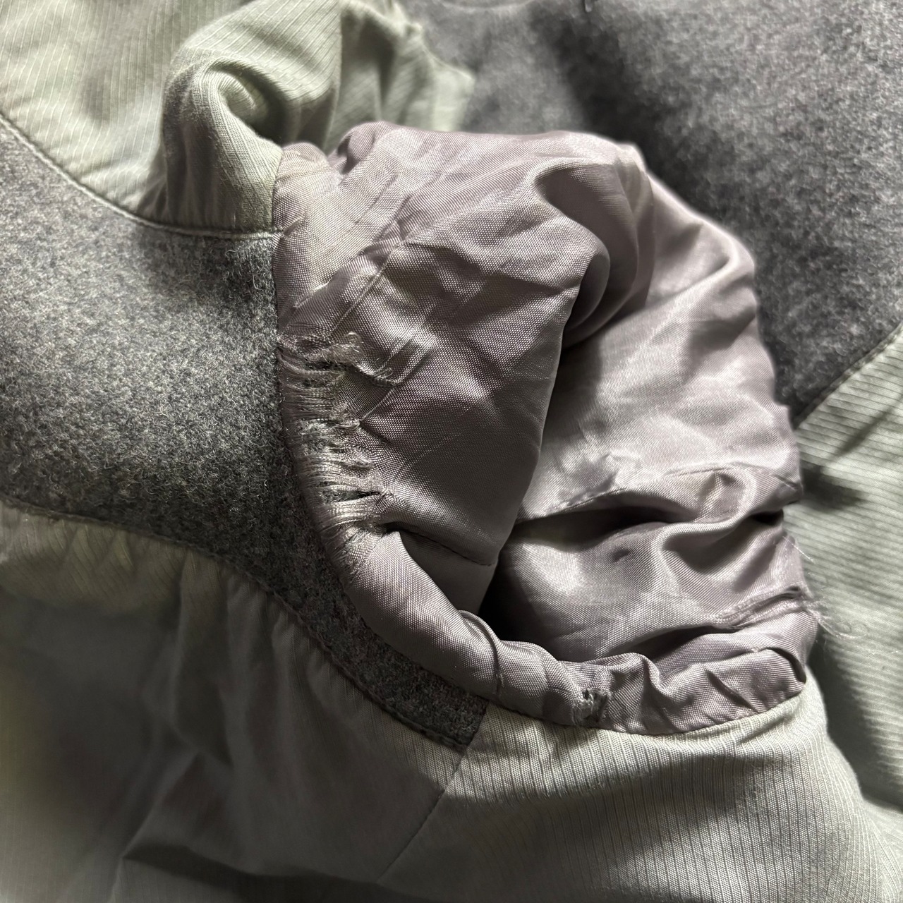 2008aw MAISON MARTIN MARGIELA fly-front wool coat