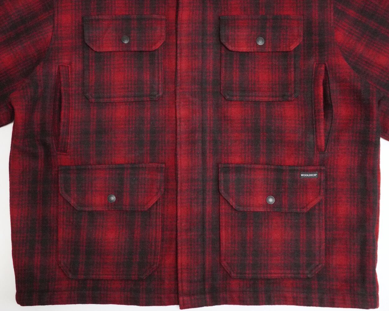 2000's [Woolrich] マッキーノジャケット シャドウチェック レッド