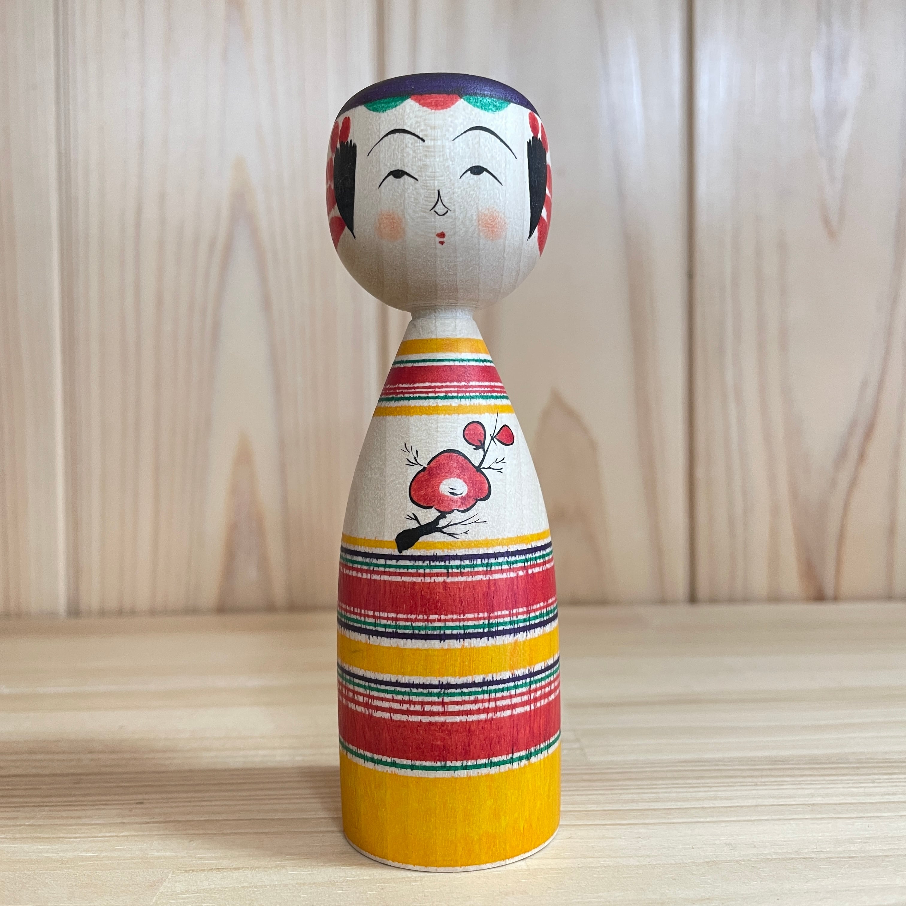 こけし　0527 ソフトクリームこけし Ice cream kokeshi doll | 平賀輝幸工人 作並系