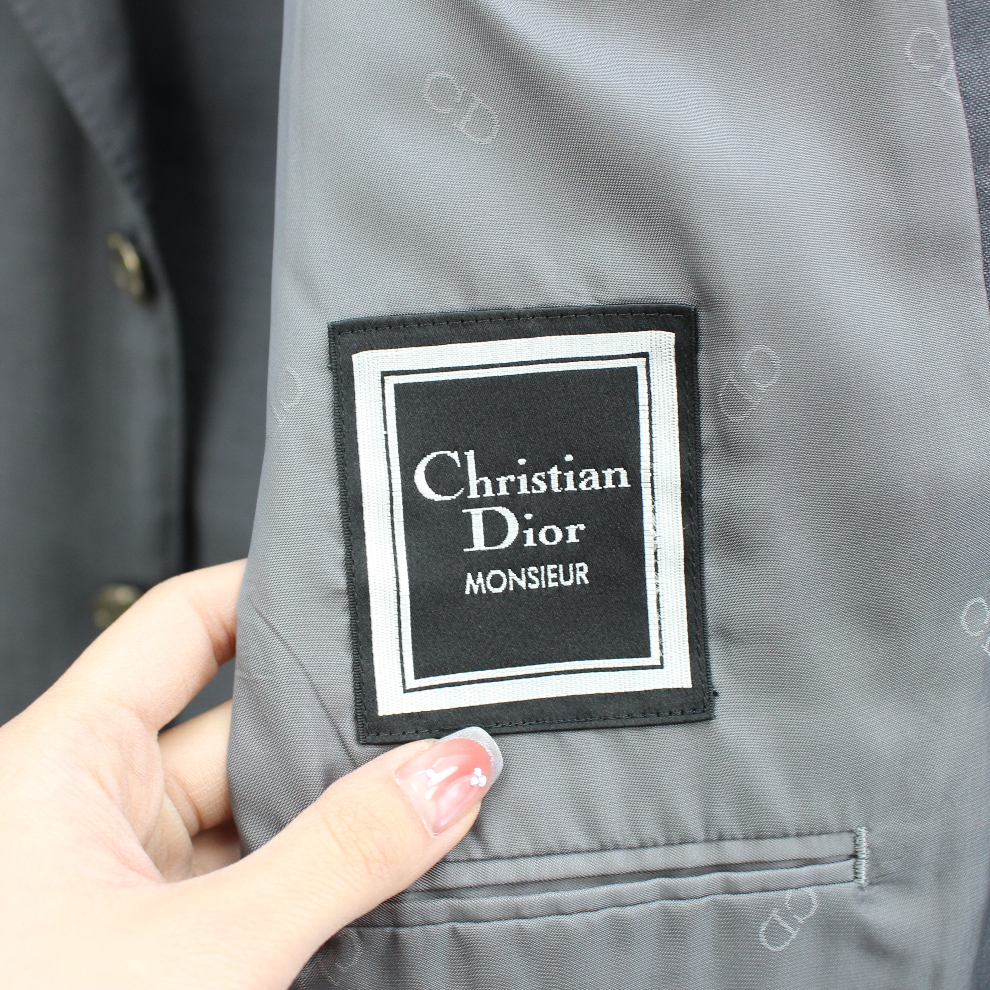 Christian Dior METAL LOGO BUTTON TAILORED JACKET/クリスチャン
